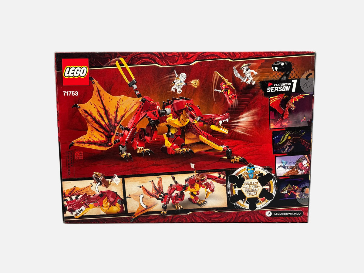 LEGO® Ninjago Legacy 71753 – Kais Feuerdrache mit goldener Nya Figur | Neu & OVP